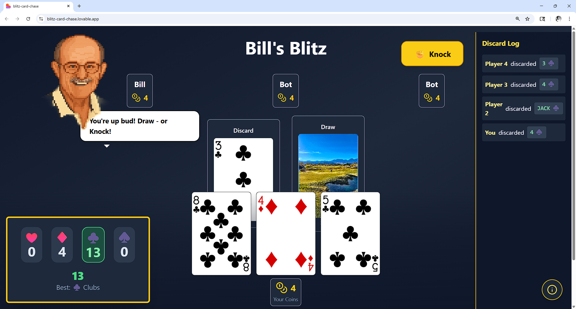 Screenshot of Bills Blitz